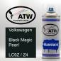 Preview: Volkswagen, Black Magic Pearl, LC9Z / Z4: 400ml Sprühdose, von ATW Autoteile West.